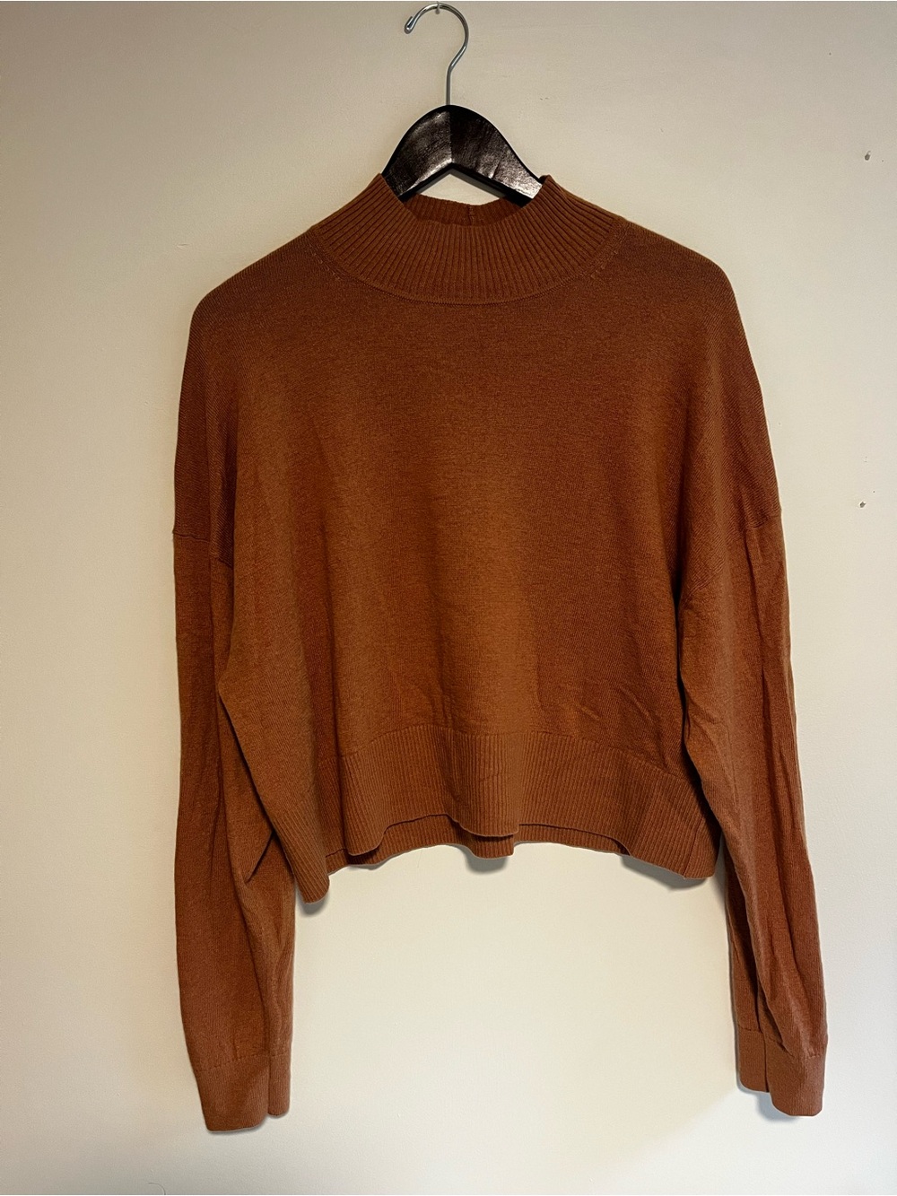 Everlane The Luxe Mock Turtleneck Sweater -XL